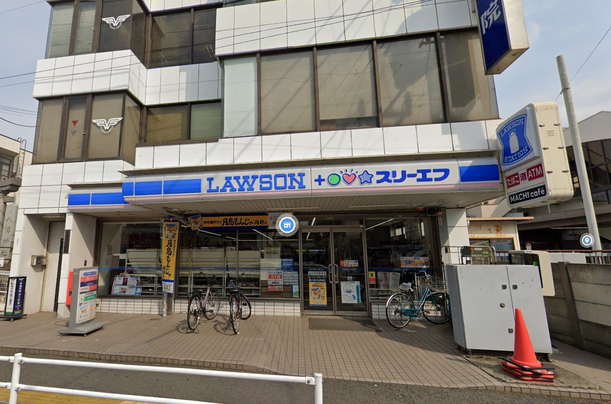 コンビニ　ローソン・スリーエフ鎌ヶ谷大仏駅前店（コンビニ）まで451m