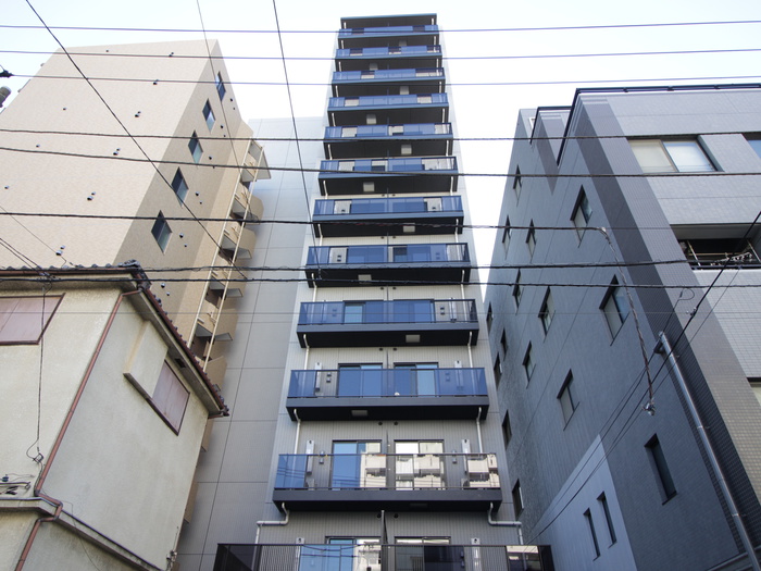 建物外観　建築中