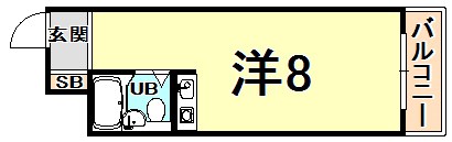 れじでんしあ門戸の間取り写真