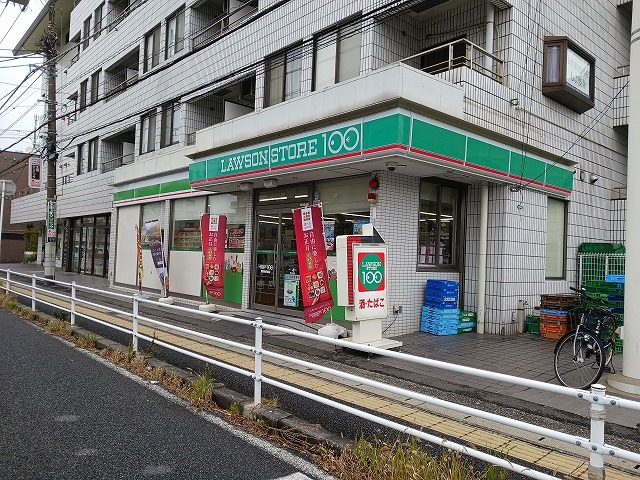 コンビニ　ローソンストア１００（コンビニ）まで300m