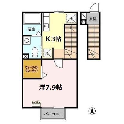 ラスティックIIIの間取り写真