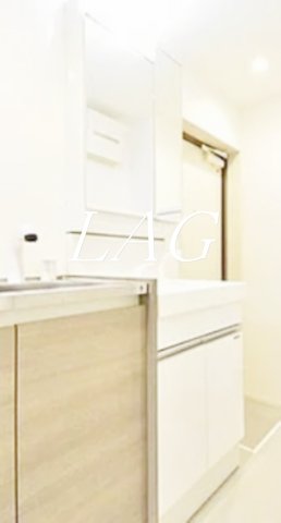 洗面設備　洗面台です。
