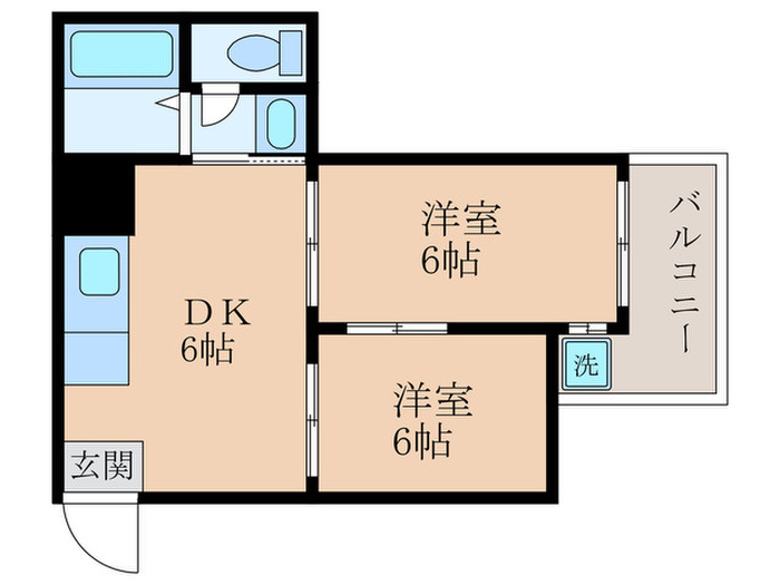 マンションサンライズの間取り写真