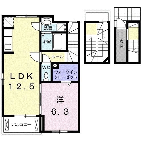 ロイヤルコート上ノ山の間取り写真