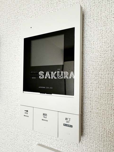 セキュリティ　女性の方でも安心のモニター付きインターホン♪※同施工