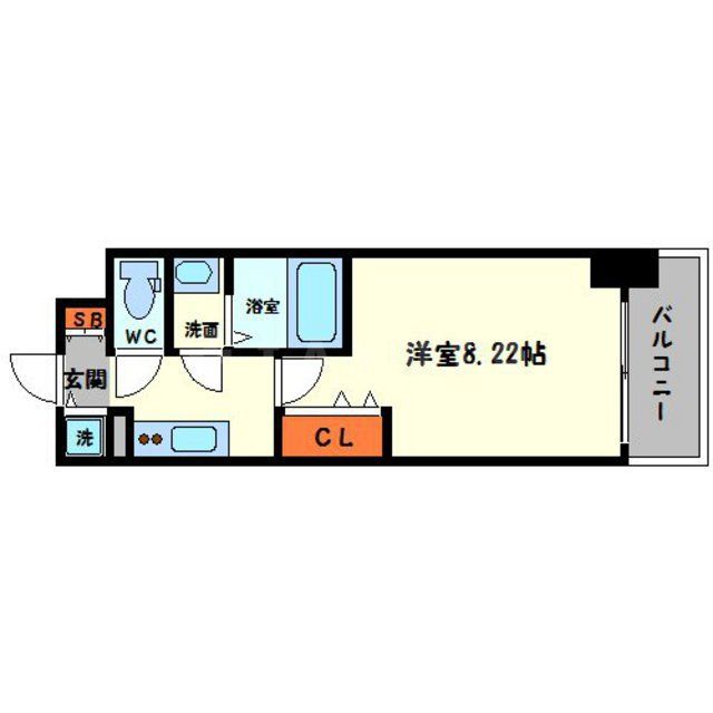 Luxe新大阪SOUTHの間取り写真