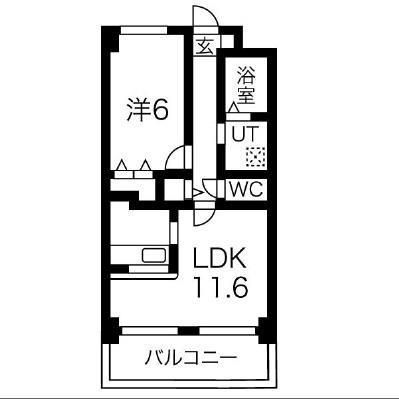 リアライズ稲永駅前の間取り写真