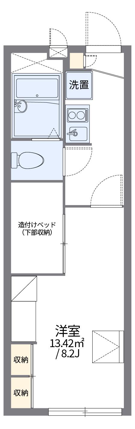 レオパレスシャンテの間取り写真