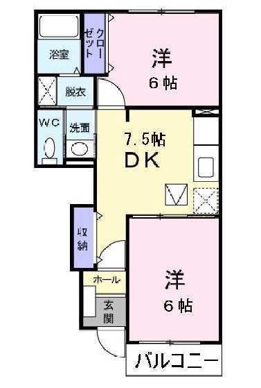 雅 壱番館の間取り写真
