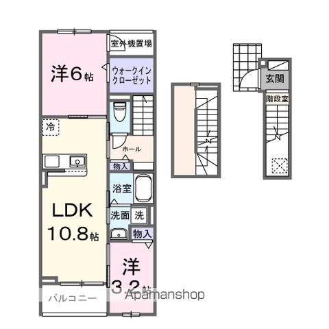 ヒカルサ川越南古谷イーストの間取り写真