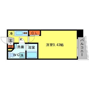 地下鉄谷町線 天神橋筋六丁目駅 徒歩7分 10階建 築21年の間取り写真