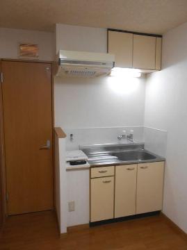 ＪＲ室蘭本線 鷲別駅 徒歩15分 2階建 築37年のキッチン写真