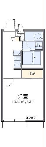 レオパレス下河原の間取り