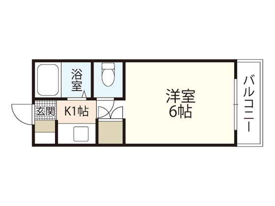 【広島市東区中山南のマンションの間取り】