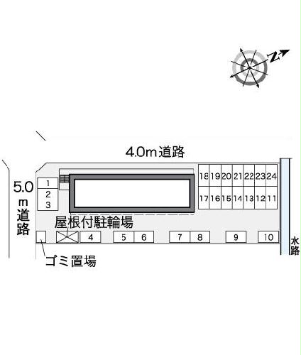 【レオパレス大安　一の駐車場】