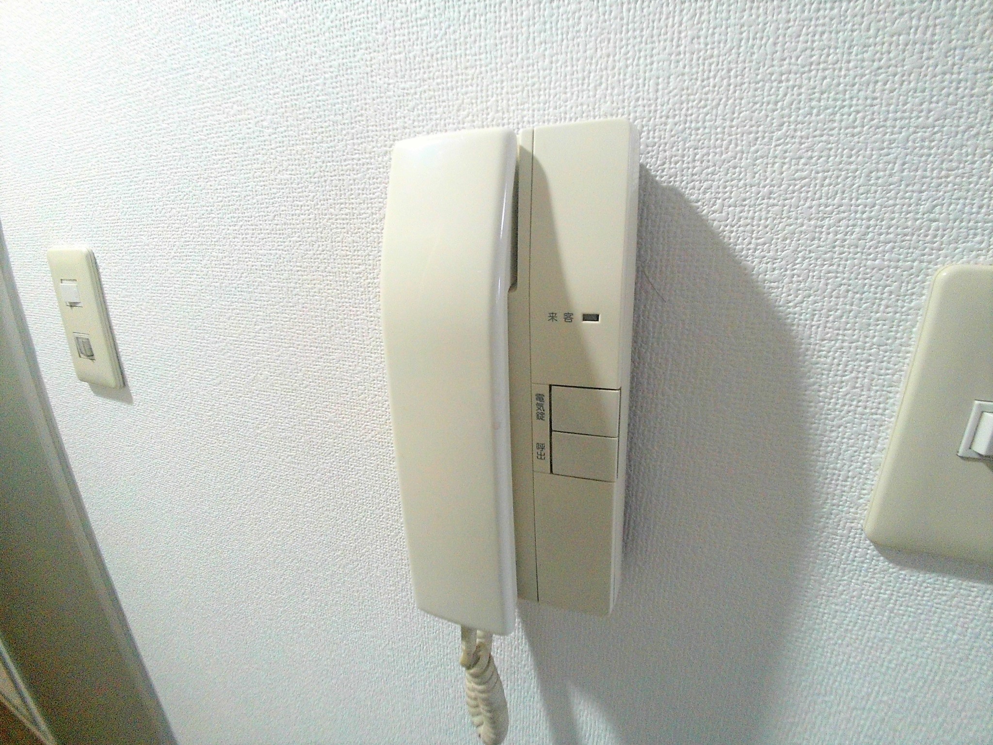 セキュリティ　安心のインターホンです。