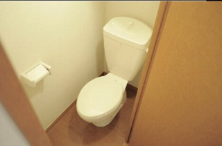 【松山市枝松のアパートのトイレ】