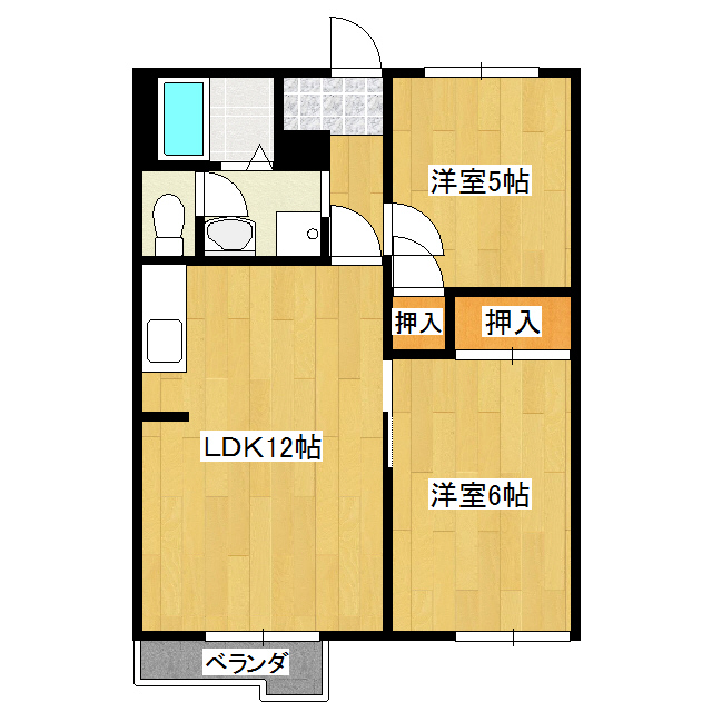 アビタシオンKei　IIの間取り