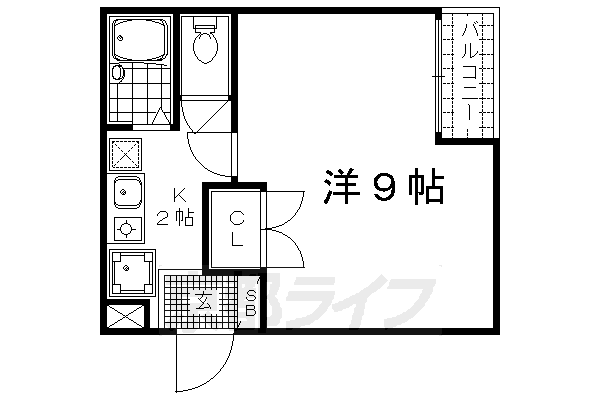 コモド嵯峨の間取り