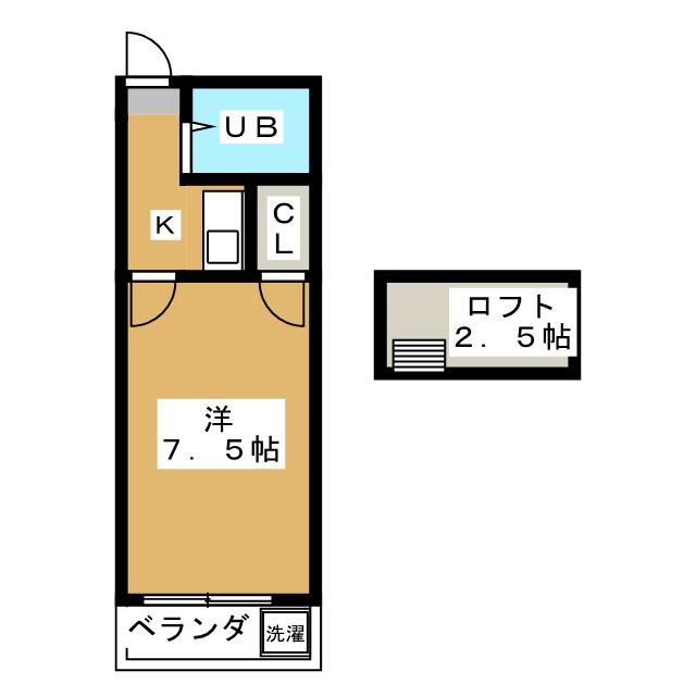 シャンブルドット松戸の間取り