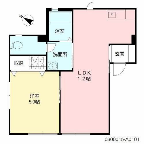 カームネスの間取り