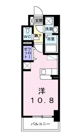 鹿児島市堀江町のマンションの間取り