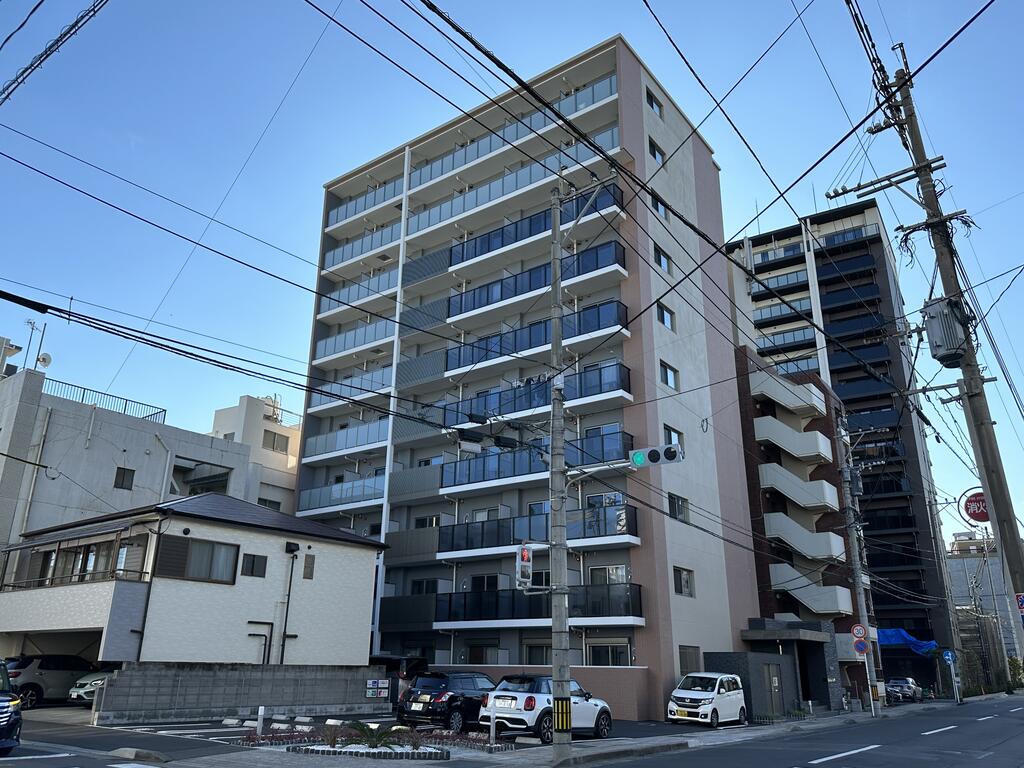 鹿児島市堀江町のマンションの建物外観