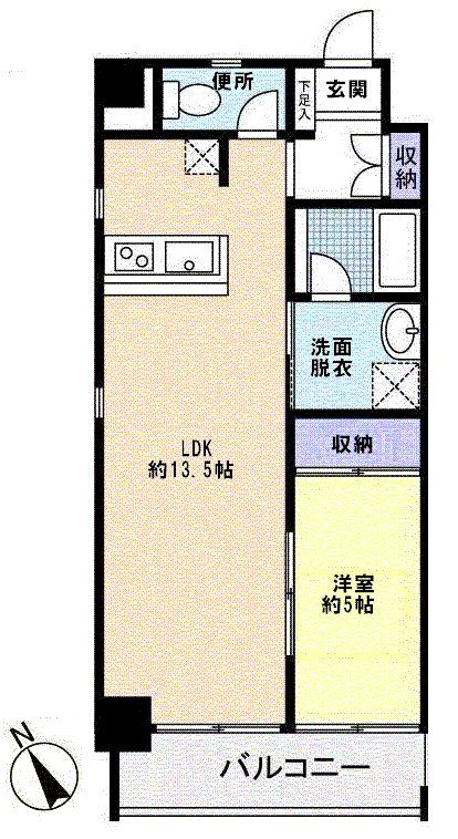 トゥレス　エストレアの間取り