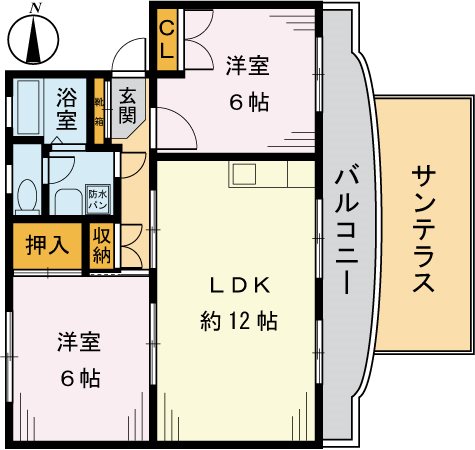 ドミールさがみ野Iの間取り