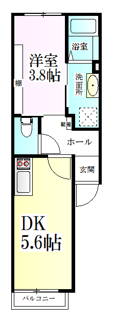 ラブリエ黒松の間取り