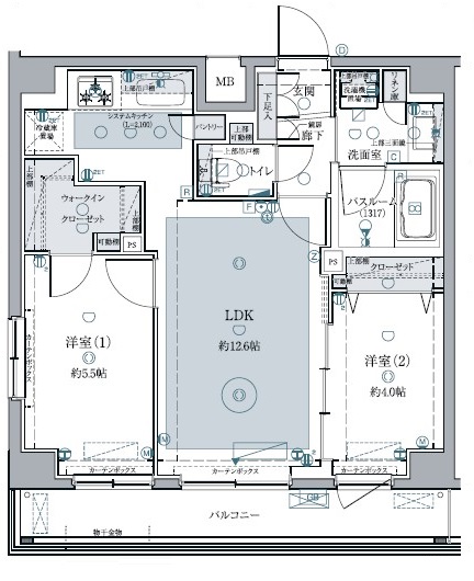 クレヴィスタ西馬込の間取り