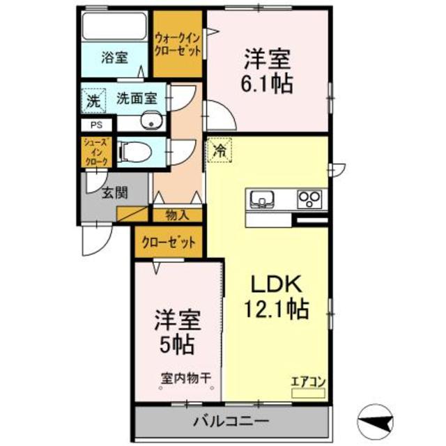 オッツ西船橋の間取り