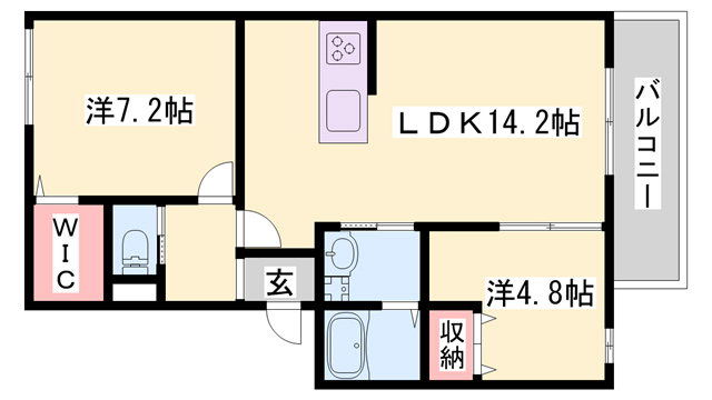 トリニティIII号館の間取り