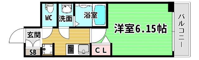 住之江公園レジデンスの間取り