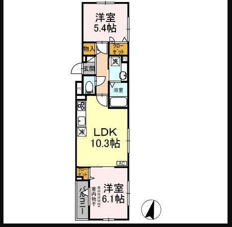 Nanala緑町の間取り