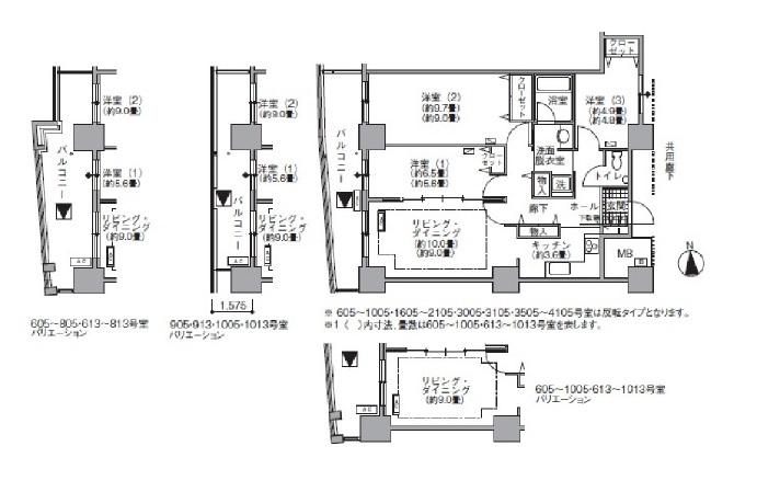 アクティ汐留の間取り