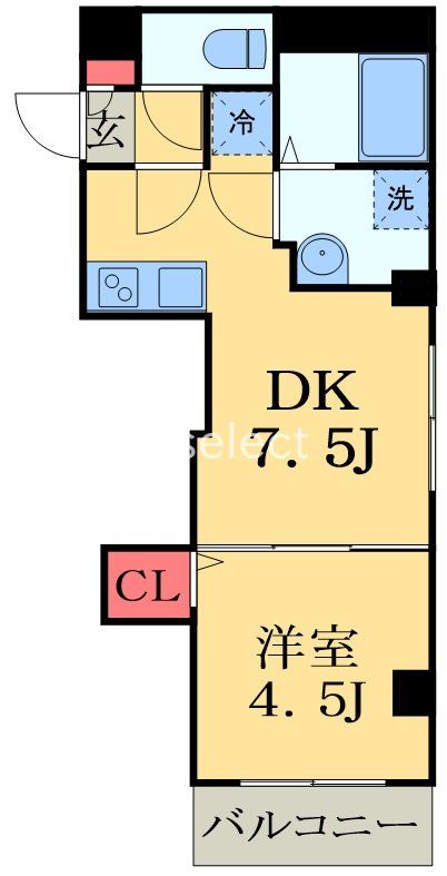 コティ港町の間取り