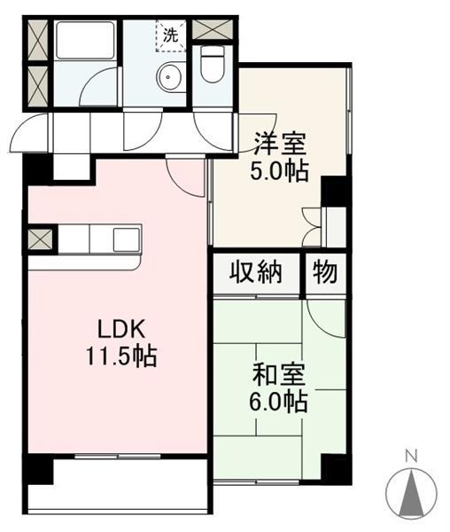 プレアール香西の間取り