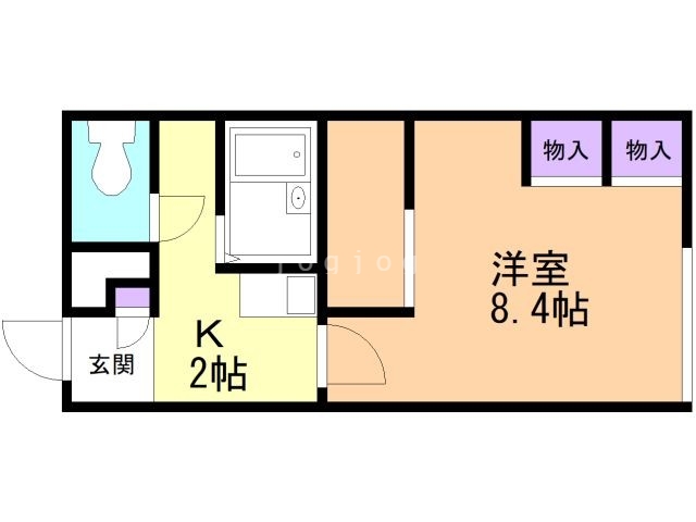 レオパレスヴィレッジオブホープの間取り