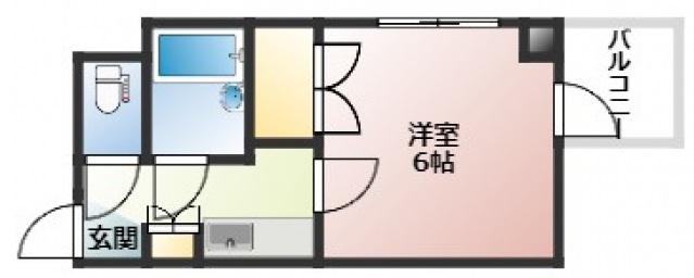 広島市南区大州のマンションの間取り