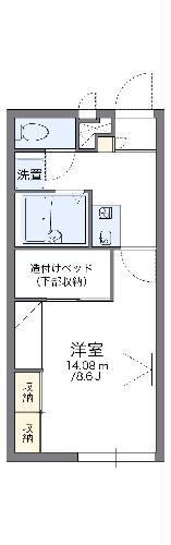 レオパレス虹の間取り