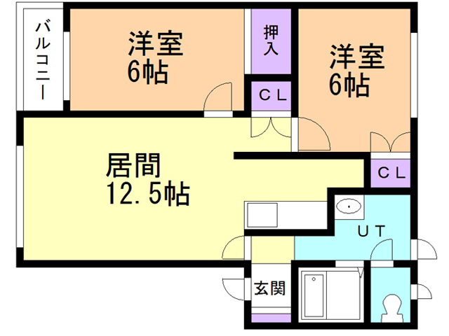 シェルピア　２の間取り