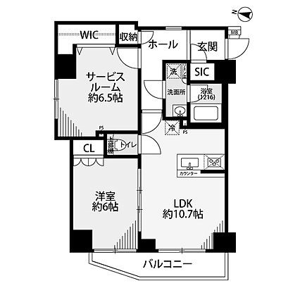 プレール・ドゥーク板橋舟渡の間取り