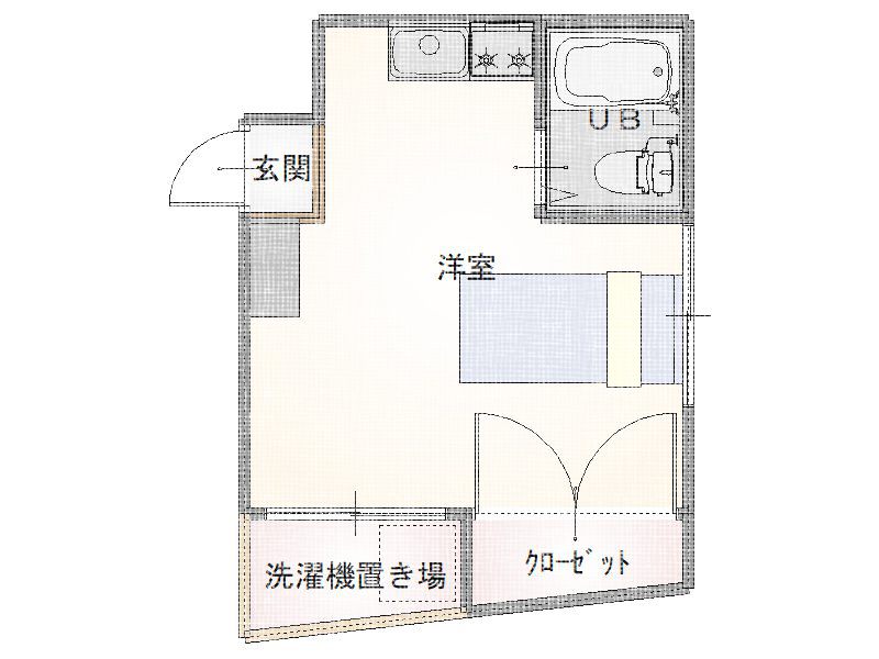 浜町コーポの間取り