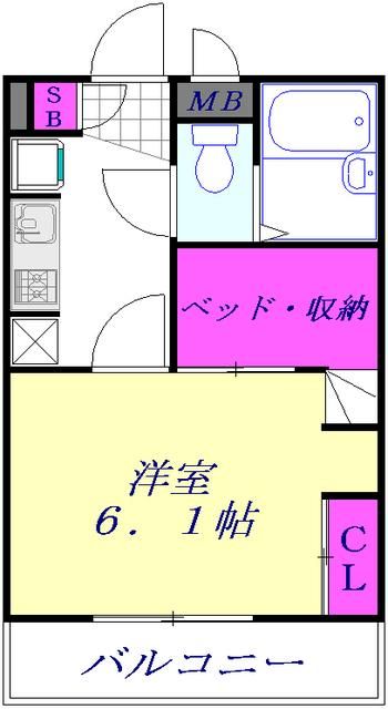 川口市南前川のマンションの間取り