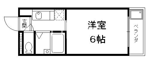 伏見上野ハイツの間取り