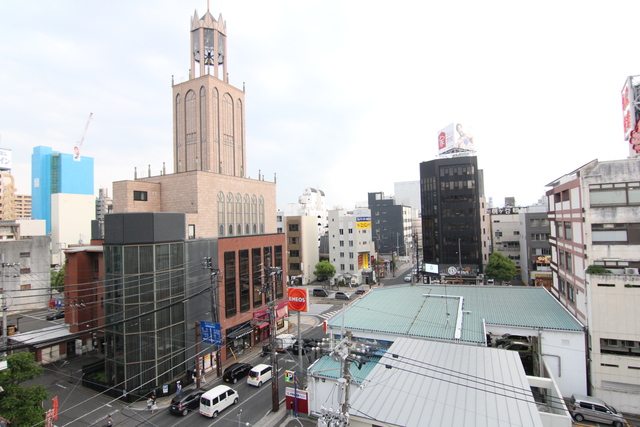 【松山市一番町のマンションの眺望】