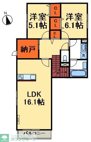 我孫子市並木のマンションの間取り