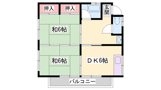 コーポ井上の間取り