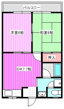 磯城郡三宅町大字石見のマンションの間取り